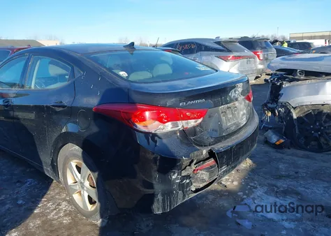 2013 Hyundai Elantra Gls z USA, uszkodzony, nr VIN 5NPDH4AE6DH432225